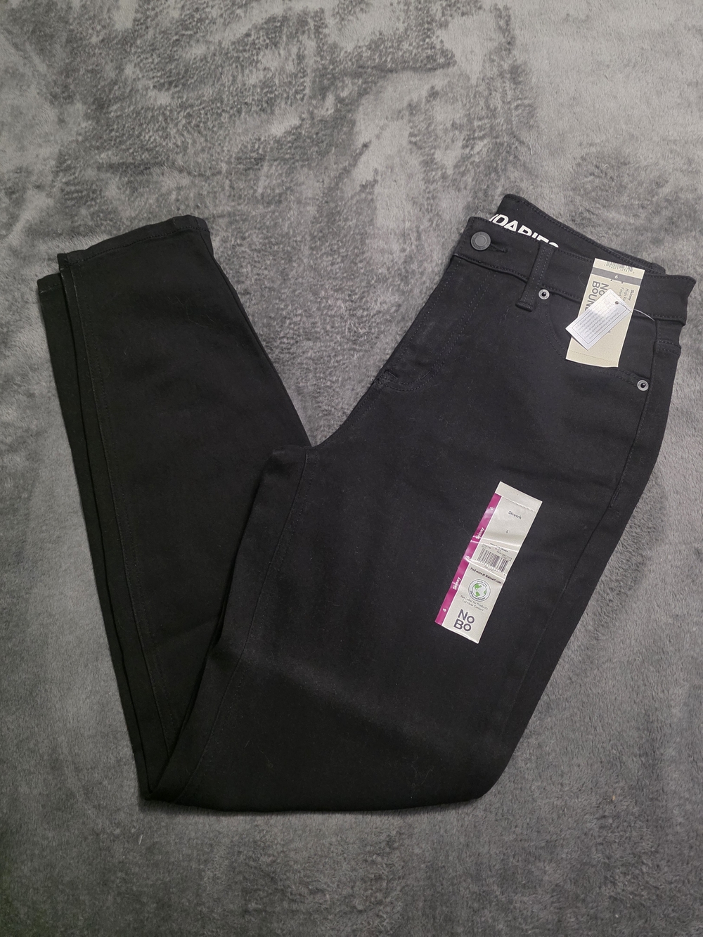 NOBO Black Women's Skinny High-Rise Jeans